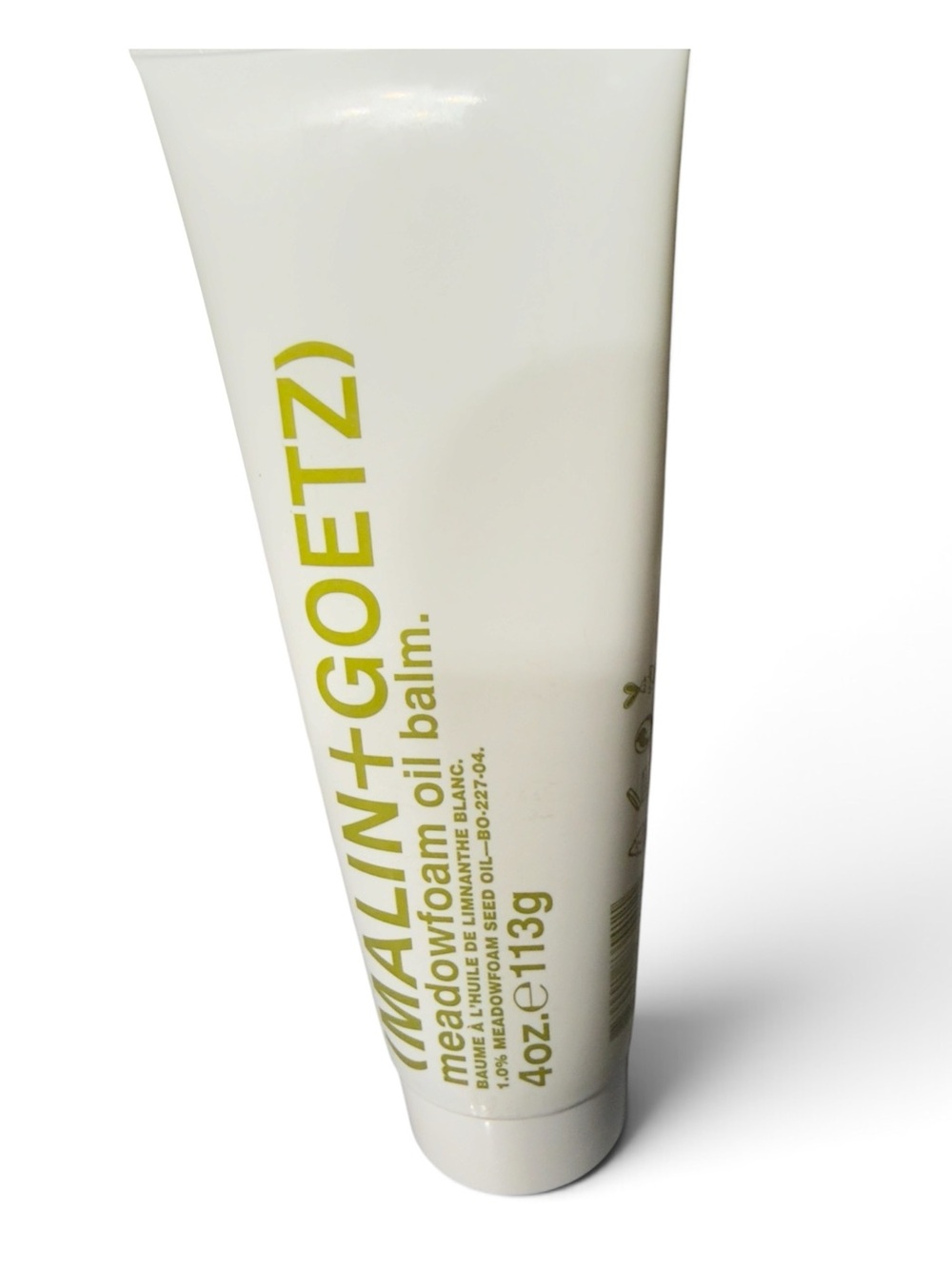 Malin + Goetz ~ MEADOWFOAM ~ oil balm for face, body, hair. New & Sealed. Ret